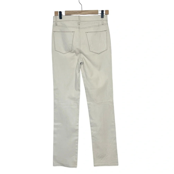 FRAME le high  straight faux leather pants , sz 27 - Picture 4 of 11